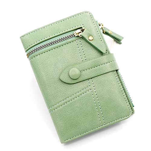 Damen Geldbörse Frisch Kurz Stil Damen Reißverschluss Geldbörse Große Kapazität Multi-Card Wallet Tragbare Tasche