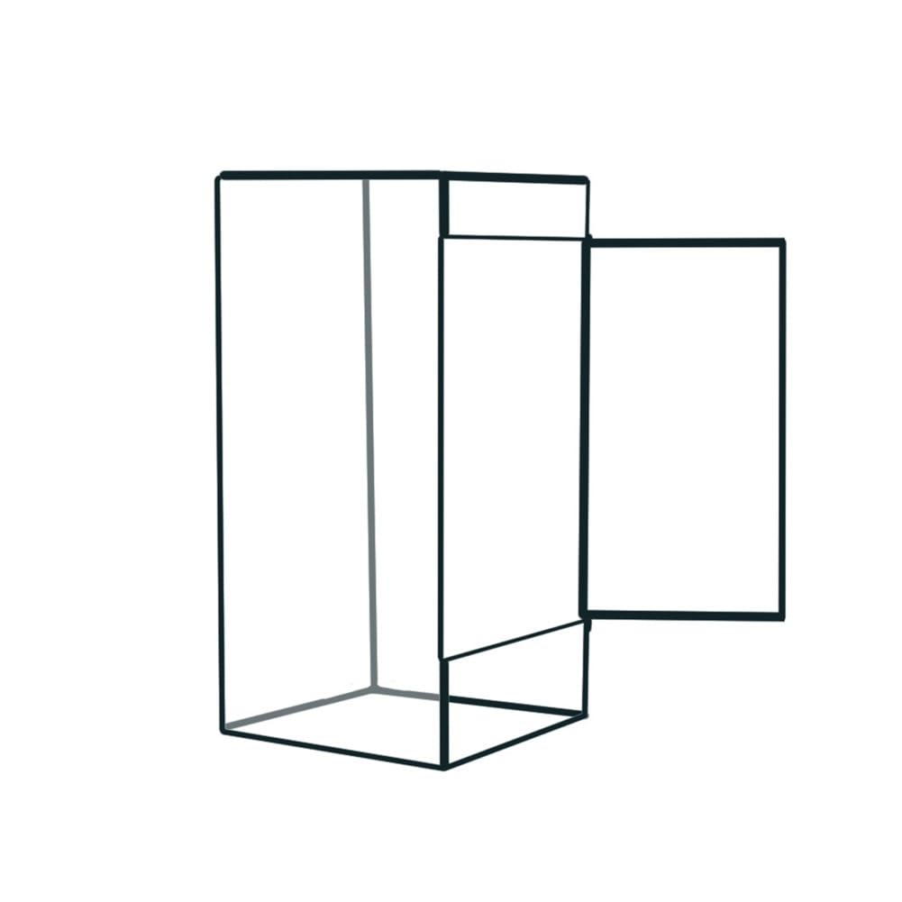 Glass Geometric Terrarium, Klarglas Pflanzgefäß Geometrisches Terrarium,einzigartige Geometrische Glas Pflanzgefäß Container Landschaft Dekoration Für Moos, Farn, Luftpflanze, Sukkulente