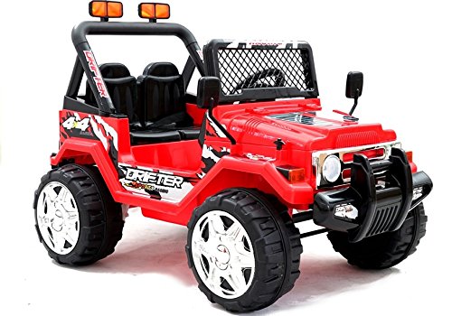 BSD Elektro Kinderauto Elektrisch Ride On Kinderfahrzeug Elektroauto Fernbedienung - Raptor 2x35W 2-Sitzer - Rot