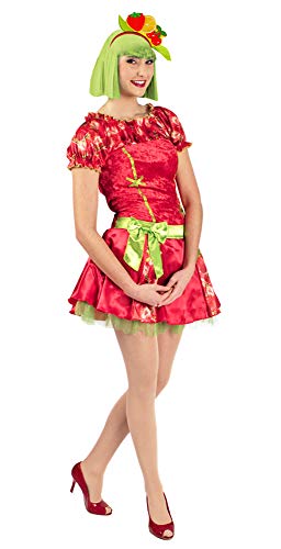 Das Kostümland Süße Erdbeere Kostüm für Damen - Gr. 36 38