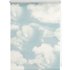 Lichtblick Rollo, ‎Klemmfix, 45x150 cm, Wolken, blau - weiss