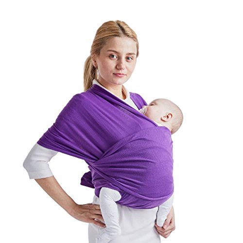 SONARIN Premium Babytragetuch Baby Sling Wrap Babytrage,Babytragetücher,Geeignet für Neugeborene,Säuglinge & Kleinkinder, Einheitsgröße,100% KOSTENLOSE LIEFERUNG,Ideal Geschenk(Lila)