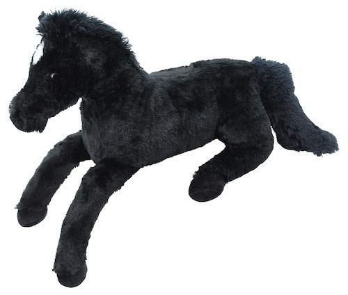 Sweety Toys 10967 Fohlen Pferd Plüschpferd liegend Blacky 90 cm