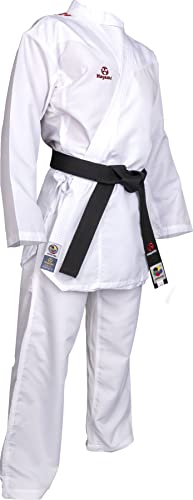 Karate-Gi „Premium Kumite“ - weiss-rot, Gr. 180 cm