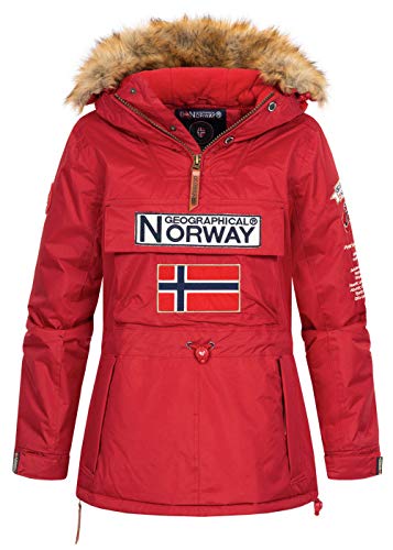 Geographical Norway Damen Lautsprecher Jacke, rot, 38