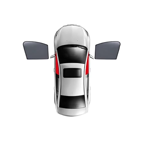 Magnetischer Auto-Sonnenschutz für Mazda CX-5 CX5 KF 2017-2024,Auto-4-Seiten-Fenster-Visier,vorderer und Hinterer Windschutzscheiben-Sonnenschutz,2PCS Front