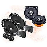 Hertz Front/Heck 16,5cm/10cm Auto Lautsprecher/Boxen/Speaker Komplett-Set kompatibel für OPEL