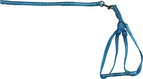 YML Hundegeschirr, Nylon, Bedruckt, 116,8 x 10 mm, Blau
