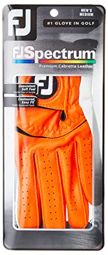 FootJoy SPECTRUM Herren Golfhandschuh LH - für Rechtshänder - Orange (XL)