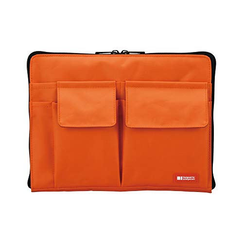 Lihit LAB Laptoptasche mit Aufbewahrungstaschen (Bag-in-Bag), 17,1 x 24,9 cm, orange (A7553-4)