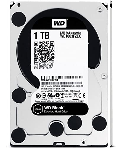 WD Black 6TB Performance Desktop Hard Disk Drive - 7200 RPM SATA 6 Gb/s 64MB Cache 3.5 Inch