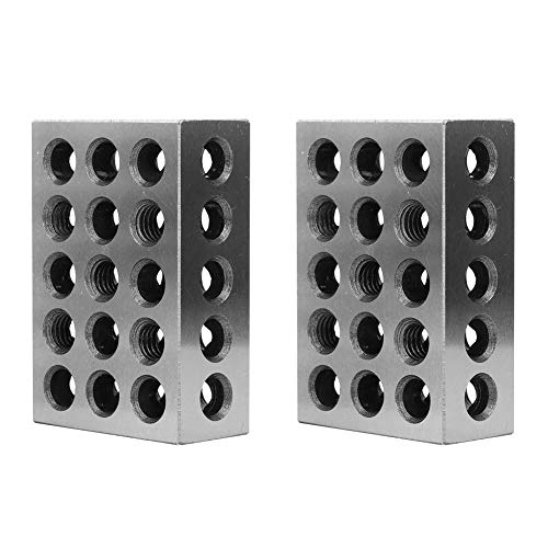 2-4-6 Blocks Matched Pair, 0,0003 Zoll Hohe Genauigkeit 2 x 4 x 6 '' Blocks 23 Holes Parallel Clamping Block Fräswerkzeug
