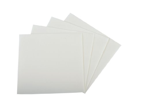 Quicky Airlaid-Servietten, 1 lagig, weiß , 40 x 40 cm 1/4 Falz, 4er Pack (4 x 50 Stück)