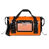 anndora Wasserfeste Reisetasche 50L Sporttasche Segeltasche wasserdicht Orange Dry Bag