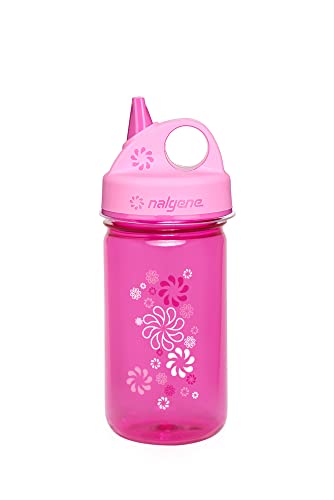 Nalgene Grip-n-Gulp Sustain Trinkflaschen Pink Räder 0,35 L
