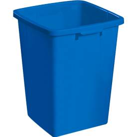Abfall-/Wertstoffsammler 90l blau Kunststoff H600xb485xt510mm