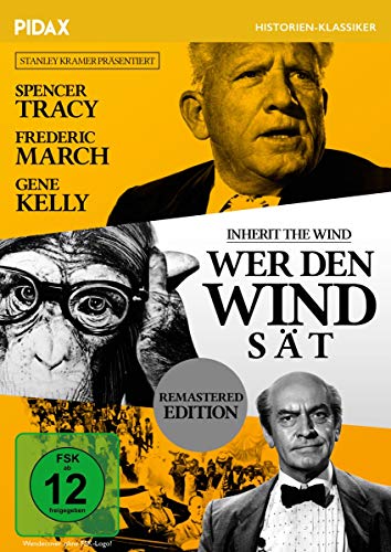 Wer den Wind sät (Inherit the Wind) / Spannendes Meisterwerk mit Starbesetzung (Pidax Historien-Klassiker)