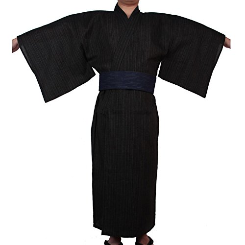 Fancy Pumpkin Jinbei Männer japanische Yukata japanische Kimono Robe Kleid # A2 [Größe XL]