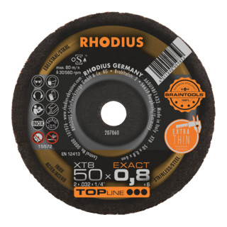RHODIUS TOPline XT8 EXACT MINI Extradünne Trennscheibe