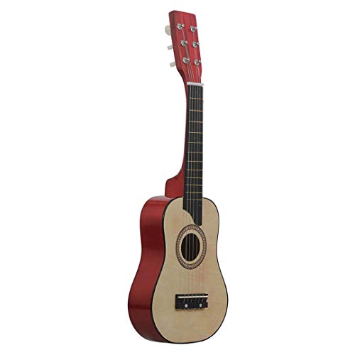Beausoleil 25 Basswood Akustikgitarre 6 Saiten Kleine Minigitarre mit Gitarren Pick Saiten für Kinder Kinder Geschenk AnfäNger