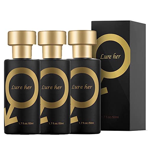 Pheromone Parfum Herren, Lure Her Parfum, Pheromone Cologne for Men, Love Scent Parfum für Männer, Lang Anhaltende Pheromone Parfüm, 50ml (3 Stück)