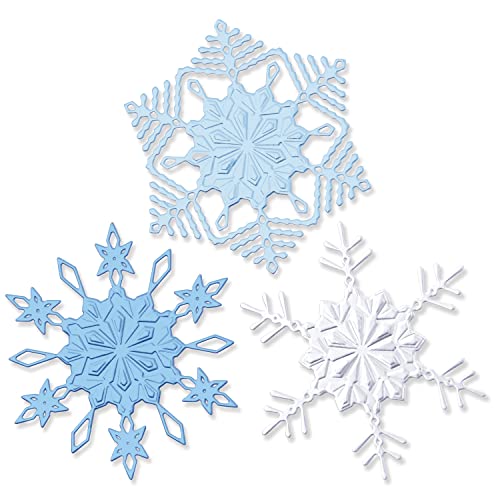 Sizzix Sizzx Switchlits Prägeschablone Winter Snowflakes von Kath Breen | 665968 | Kapitel 3 2022, Multicolour, One Size