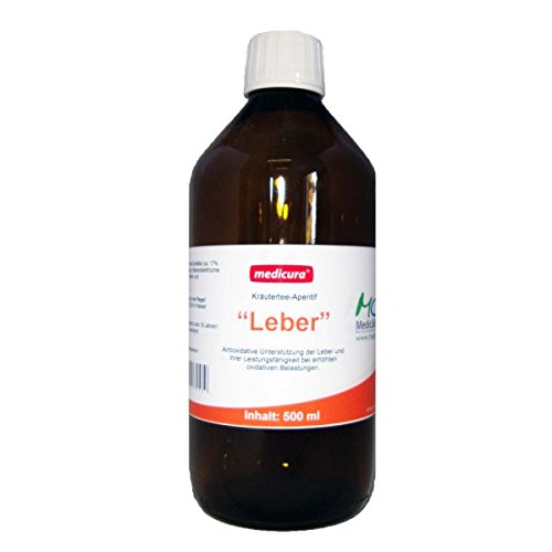 Medicura Kräutertee-Aperitif-Leber - 500 ml Glasflasche
