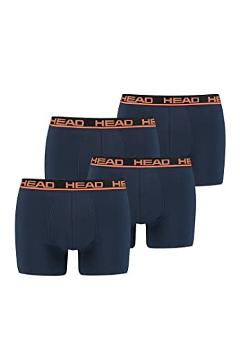 HEAD Herren Boxershorts Unterwäsche 8P (Blue/Orange, L)