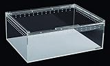ReptiZoo Acrylic Zuchtterrarium (Brutbox) 40x30x15 cm schwarz (ACR02B)
