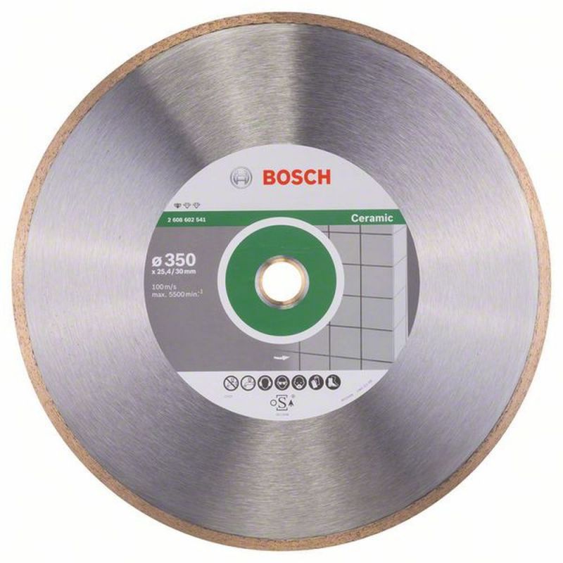 Bosch Diamanttrennscheibe Standard for Ceramic, 350 x 30 + 25,40 x 2 x 7 mm 2608602541