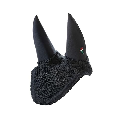 Equiline Soundless Ear Net Navy/Pony