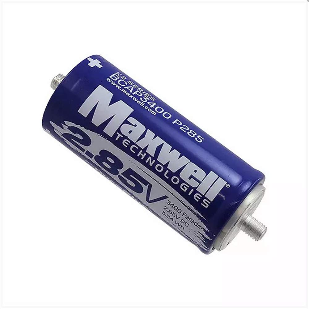 Maxwell DuraBlue Audio Leistungsverstärker Super Kondensator 2.85V 3400Farad Graphen Auto Starter Batterie Hybrid Autobatterie (2.85V 3400F×6pcs with Hardware)