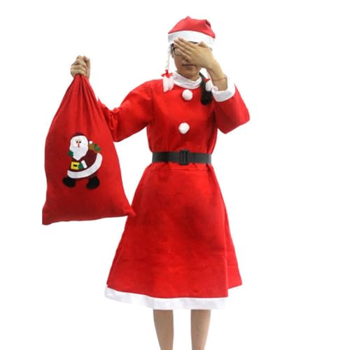 Weihnachtsmann Anzug Weihnachtsmann Kostüm Für Männer Und Frauen Erwachsene 3/4/5/6/7 Weihnachtsmann Kostüm Outfits Lustige Weihnachtsmann Bär Mütze Weihnachtsmann Kostüm Für Männer Und Frauen
