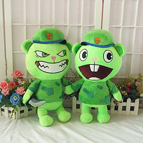 Cute Cuddles Nutty Flaky Flippy Plüschpuppe Cartoon Happy Tree Friends Gefüllte Plüschtiere Umarmungskissen, Weihnachtsgeburtstagsgeschenke Für Mädchen 2St B