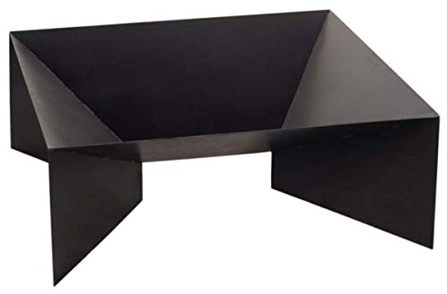 FARMCOOK Feuerschale PAN-2 schwarz lackiert in drei Größen (70x70x30 cm)