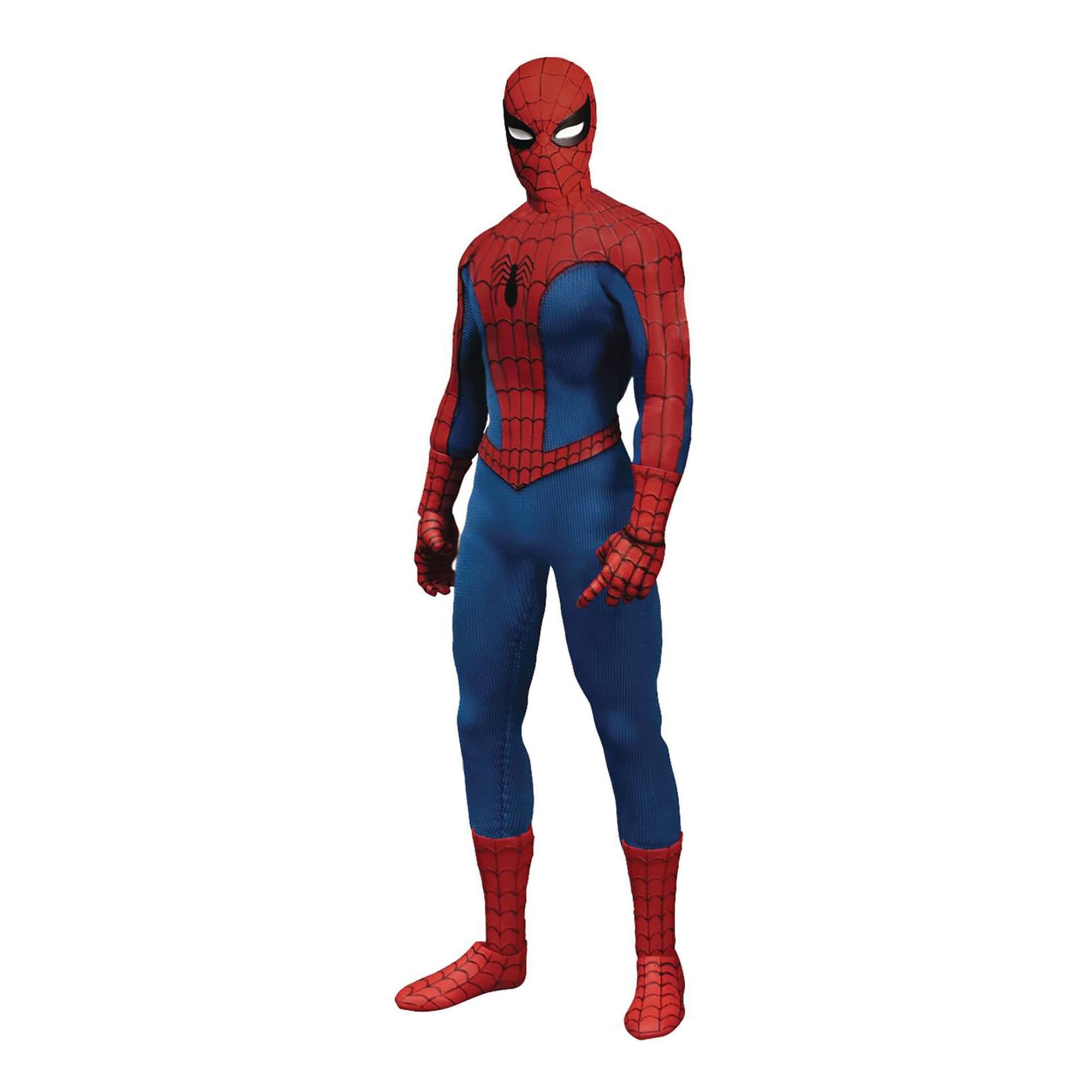Mezco The Amazing Spider-Man Action- Figur One:12 Deluxe Edition Detailreiche Actionfigur aus Kunststoff