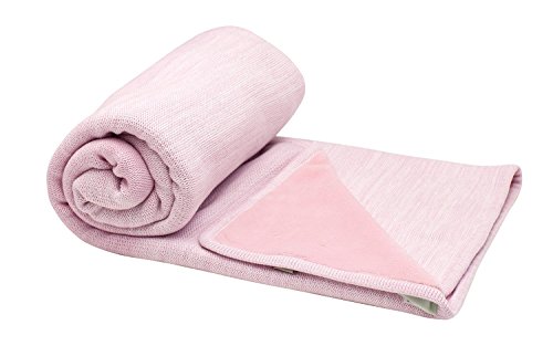 Snoozebaby Baby Double Layer Kinderbett Decke (Powder Pink)