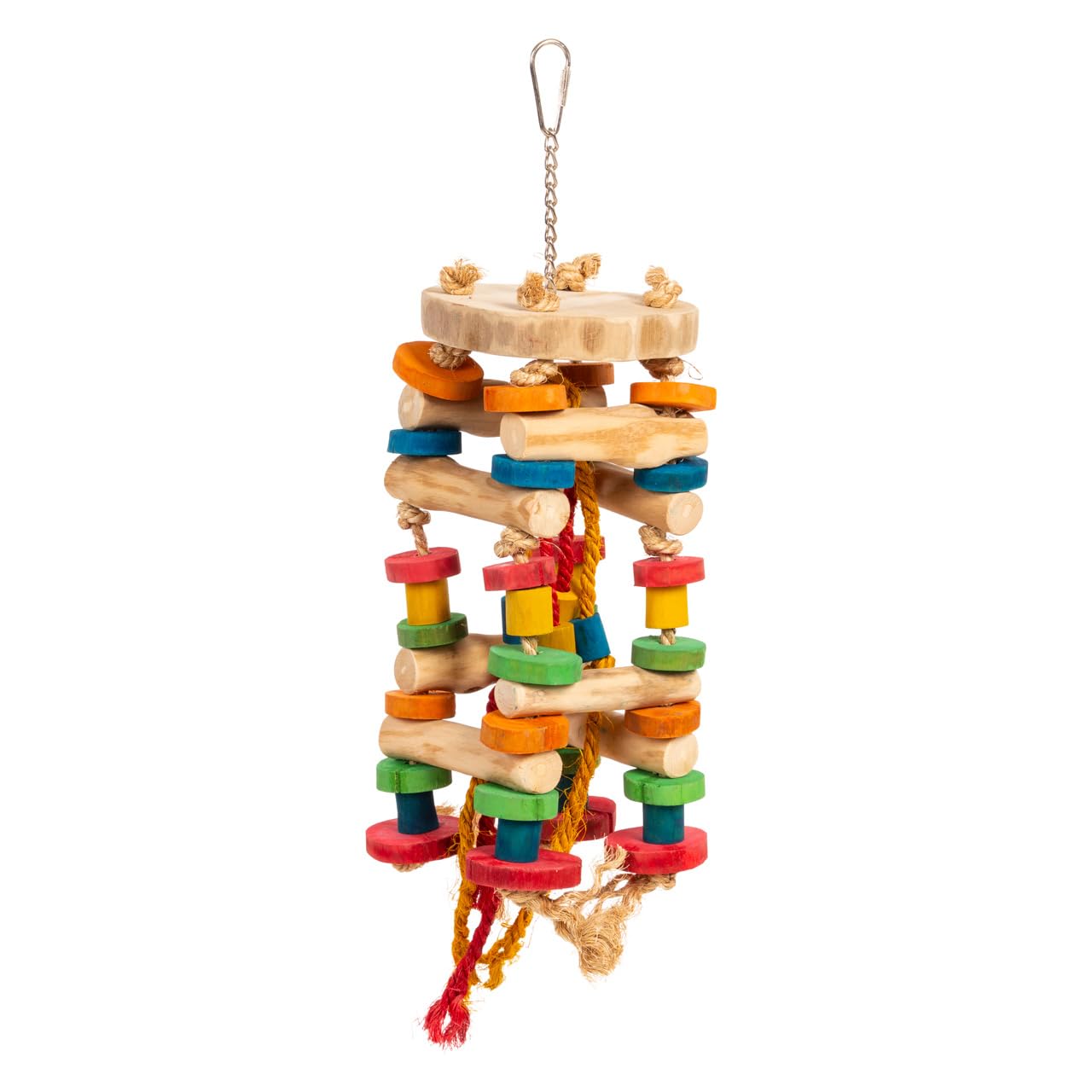 Java | JAVA Knabberspielzeug - Babble Tower Chain - Medium | ca. 11 x 11 x 35 cm