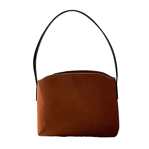 lxuebaix 2023 NEUE Schulter Tasche Einfarbig Dame Geldbörse für Mädchen Frauen Unterarm Tasche Trendy Achsel Tasche Mode Freizeit Handtasche
