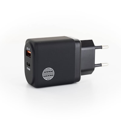 OUR PURE PLANET WALL CHARGER 1 USB + 1 USBC EU PORT 30W (OPP142)