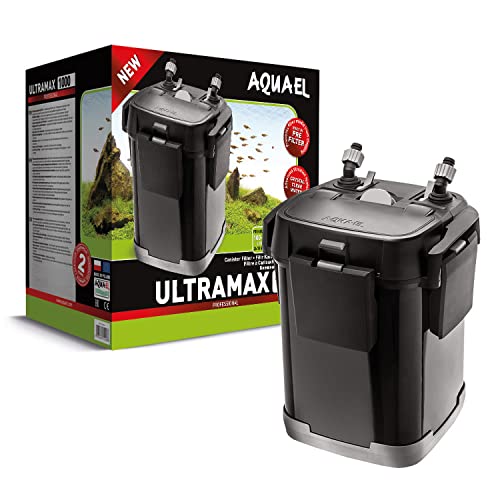 Aquael - ULTRAMAX Filter 1000–15 W – Kanisterfiltration für Süß- und Meerwasseraquarien …