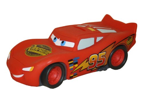 Bullyland 12230 - Spardose für Kinder, Disney Pixar Cars, Lightning McQueen, ca. 24 cm groß, ein tolles Geschenk für Jungen und Mädchen, ideal zum Sparen und fürs Taschengeld