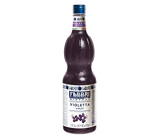 Fabbri Aroma-Sirup, Violett, hergestellt in Italien, 1 Liter