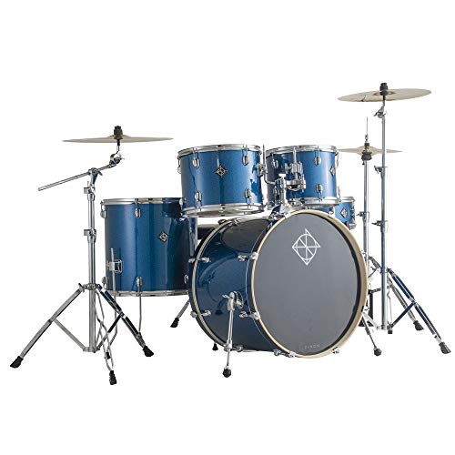 Dixon PODSK522S1OBS Ocean Blue Sparkle Drumset