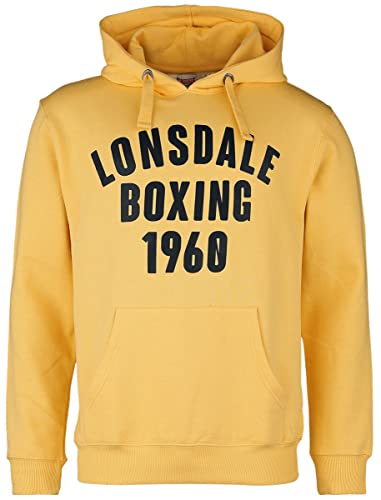 Lonsdale Hoodie Herren L Buckhaven | Herren Pullover Normale Passform - Pullover Herren, Stylisches Sweatshirt Herren