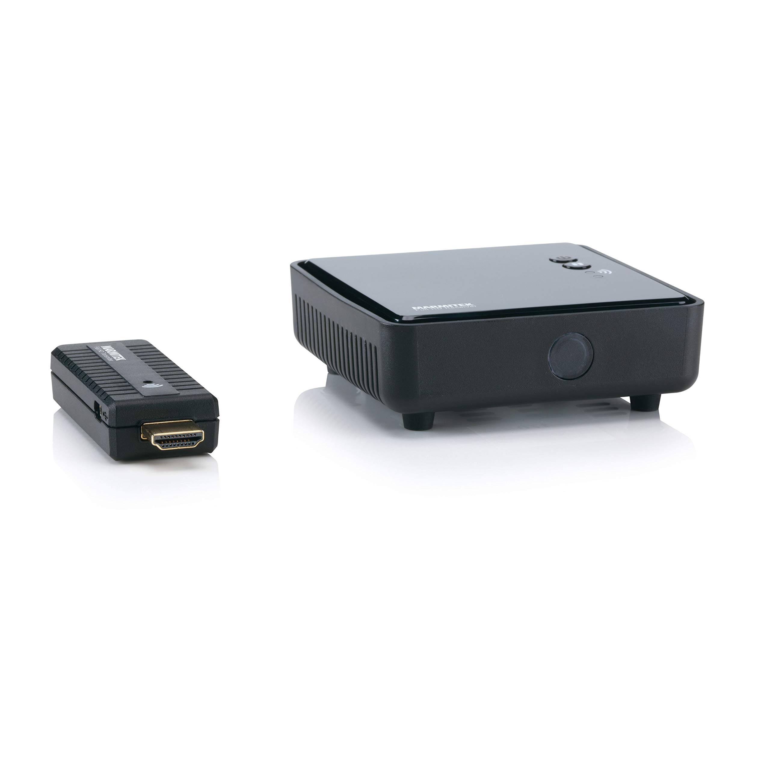 Wireless HDMI Extender - Marmitek GigaView 811 - Laptop drahtlos auf Fernseher oder Projektor streamen - HDMI Übertragung ohne Komprimierung und Daher ohne Verzögerung - Full HD - 1080p - Plug & Play