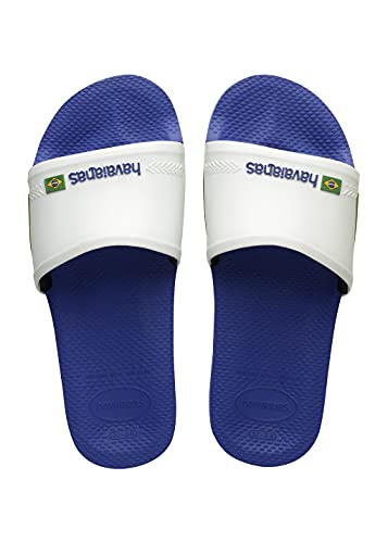 Havaianas Unisex-Erwachsene Brasil Slide, Blau (Marine Blue/White), 37/38 EU