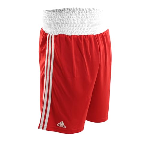 adidas Herren Base Punch Box-Shorts, rot, Größe S