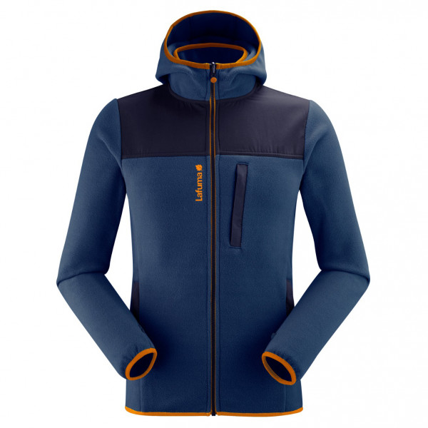 Lafuma - Silken F-Zip M - Herren-Fleecejacke - Warm und atmungsaktiv - Wandern, Trekking, Lifestyle - Blau/Gelb