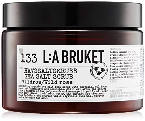 L:a Bruket No.133 Salt Scrub ,Wild Rose, 1er Pack (1 x 350 ml)